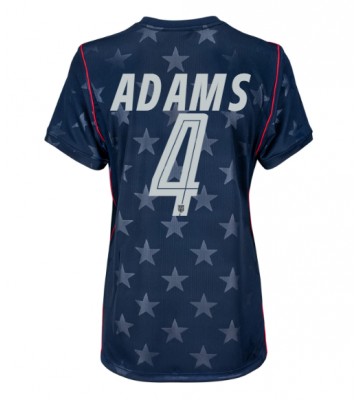 Forenede Stater Tyler Adams #4 Udebanetrøje Dame VM 2026 Kortærmet